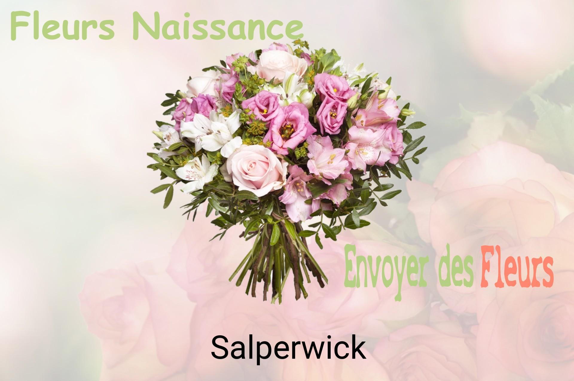Bouquet de fleurs de naissance livré à Salperwick